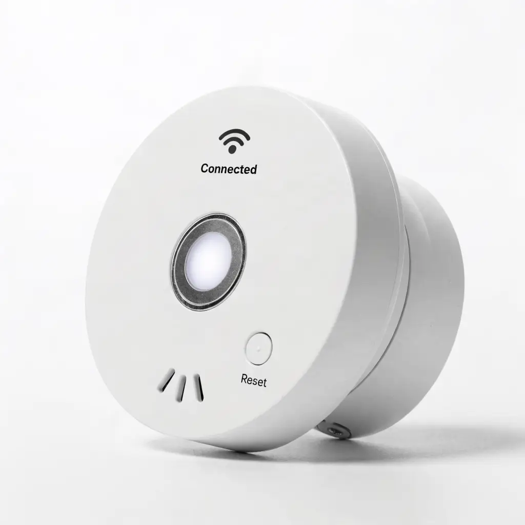 Détecteur de Fumée Connecté — App + Alarme 85dB